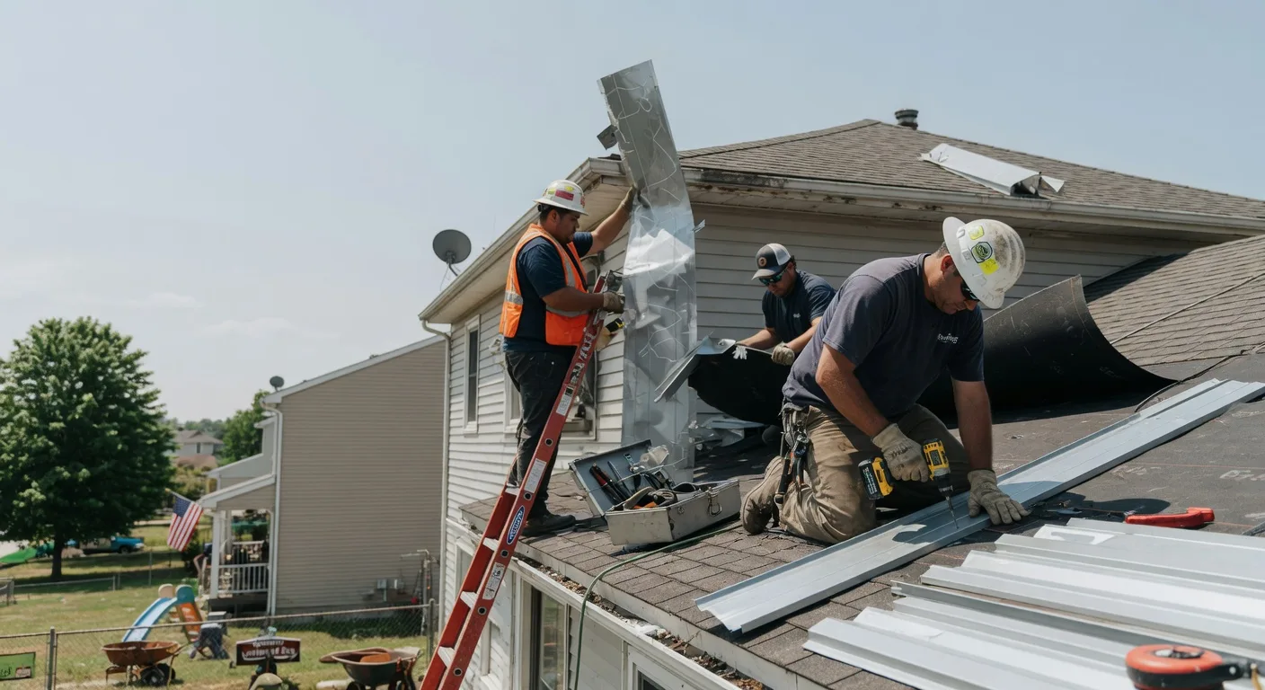 Storm Damage Metal Roof Repair in Parksville, SC